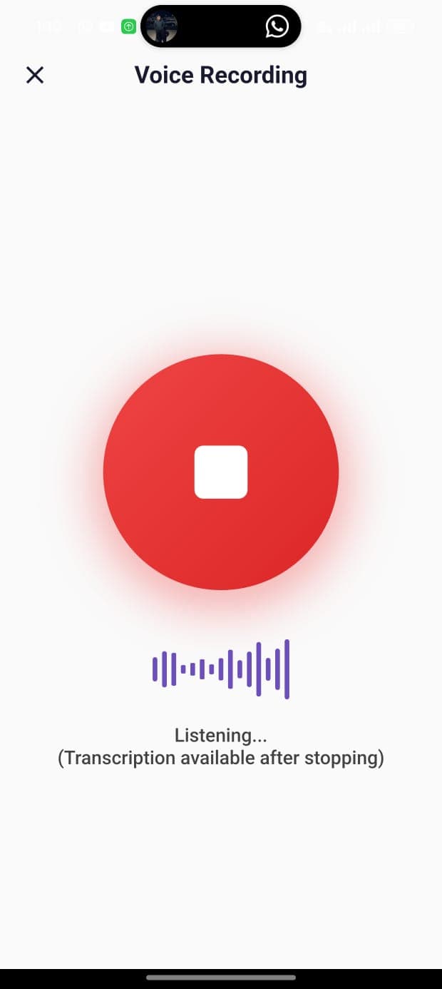 Voclio app screen 15