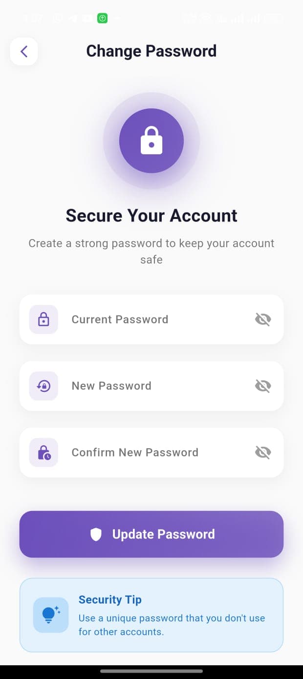 Voclio app screen 5
