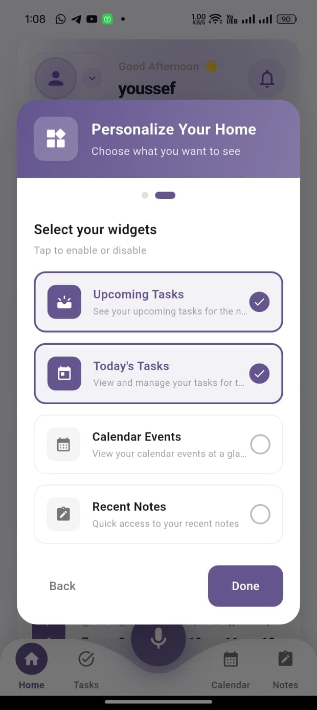 Voclio app screen 6