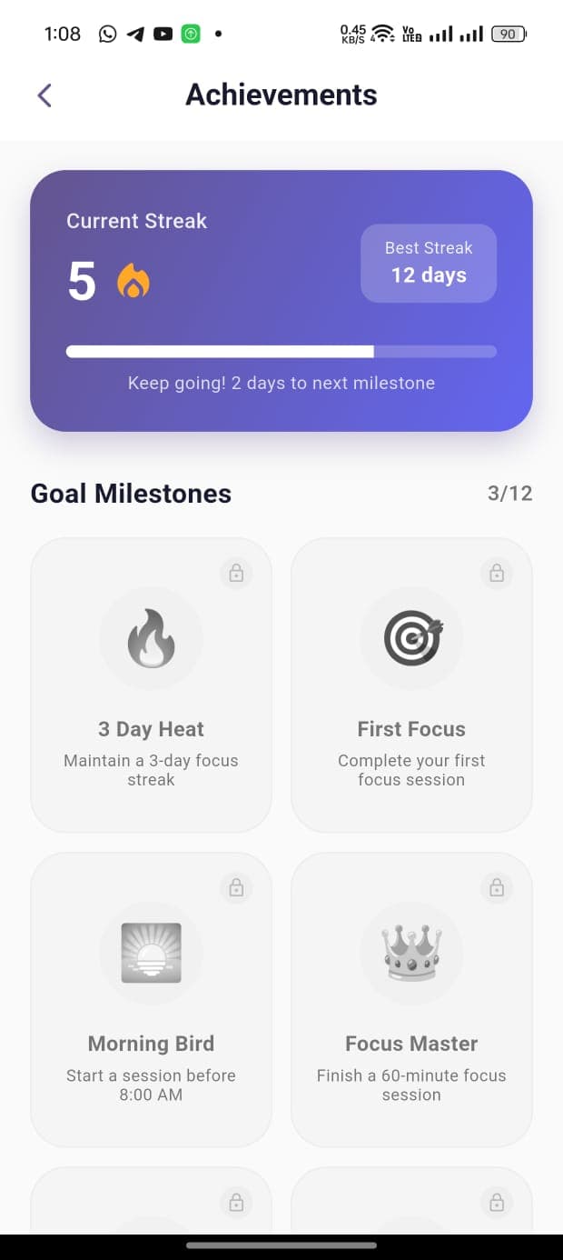 Voclio app screen 7